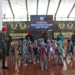 Kenalkan Profesi TNI Sejak Dini, Grup 1 Kopassus Mendapat Kunjungan Field Triep Dari TK Al – Madina